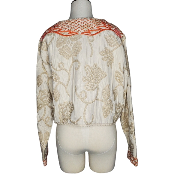 Soft Surroundings Twin Garlands Bolero Jacket 1X - Picture 3 of 7